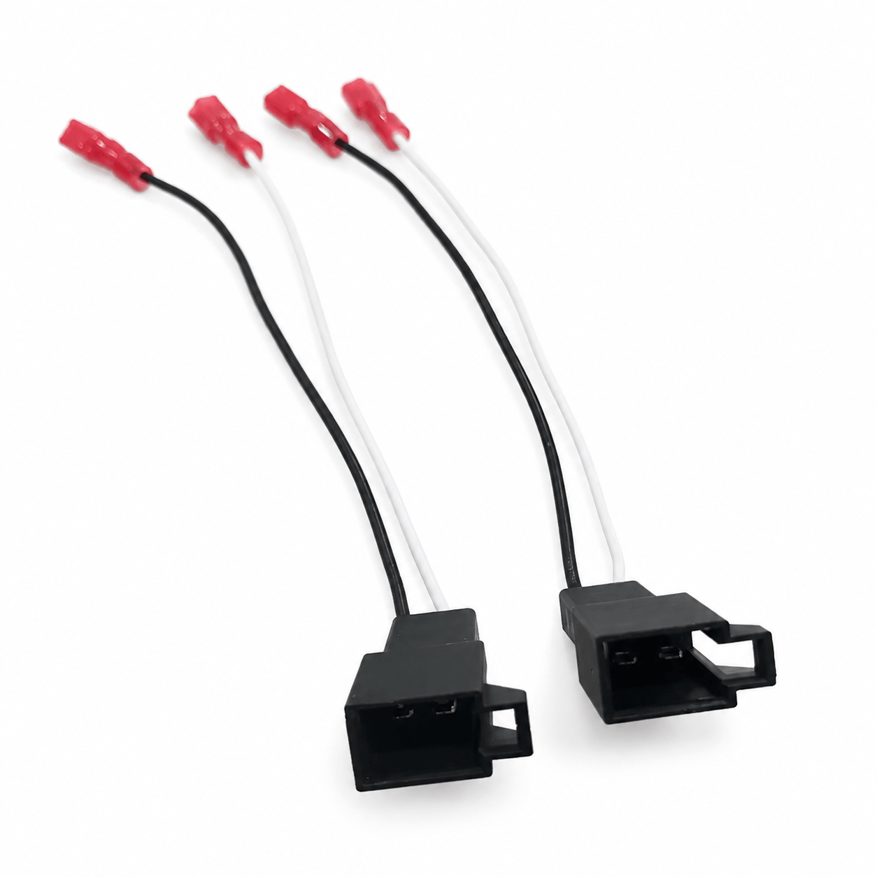 Højttaleradapterkabel til Opel Corsa - Sæt med 2, praktisk kabel med sort og hvid ledning, egnet til bilhøjttalere.
