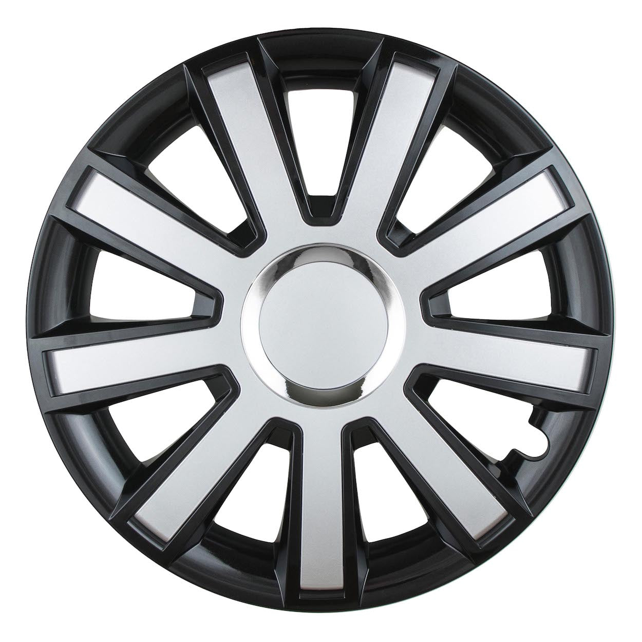 FLASH Radzierblende in Schwarz und Silber für 16-Zoll-Stahlfelgen