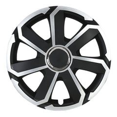AEROSPIN Radkappe in Schwarz und Silber für 16-Zoll-Stahlfelgen