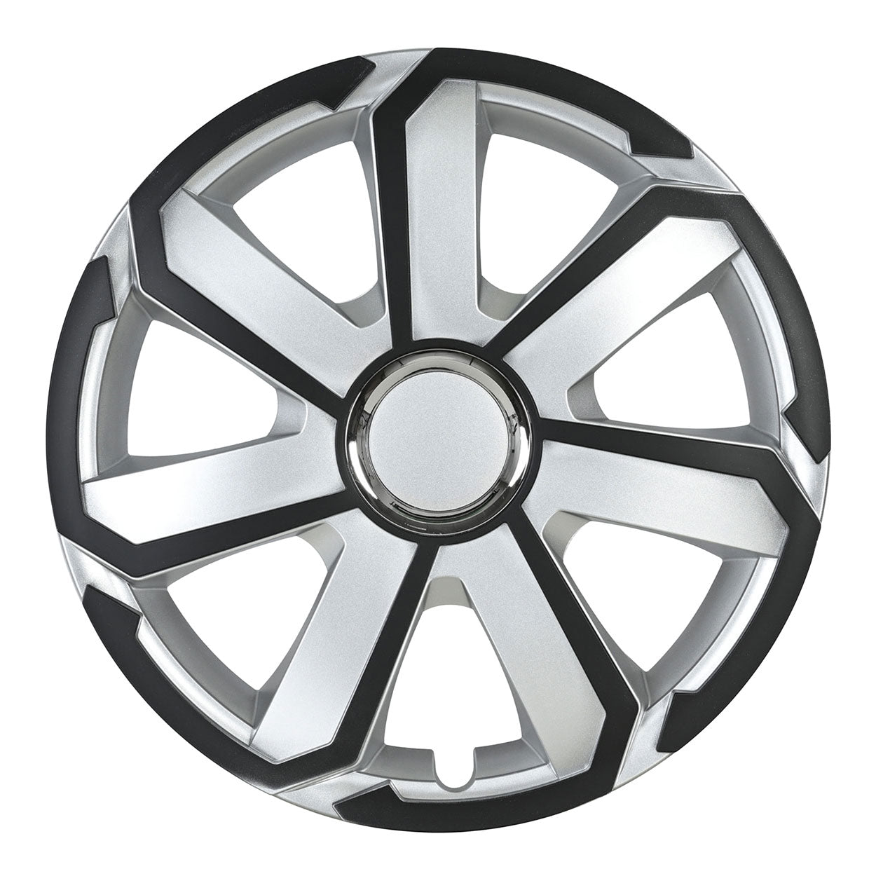 AEROSPIN Radzierblende in Schwarz und Silber für 16-Zoll-Stahlfelgen
