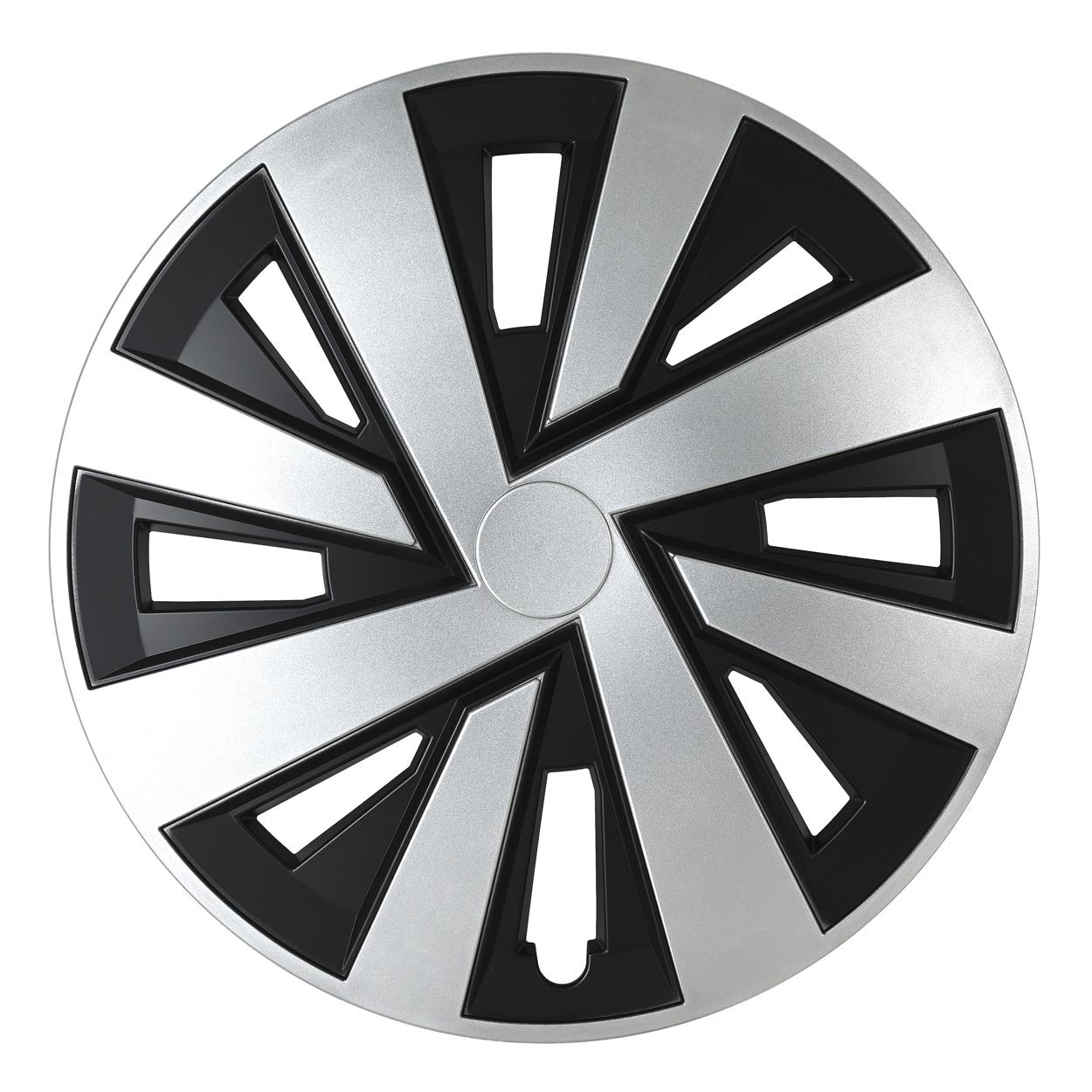 Radkappe Pluton 16 Zoll in Silber und Schwarz