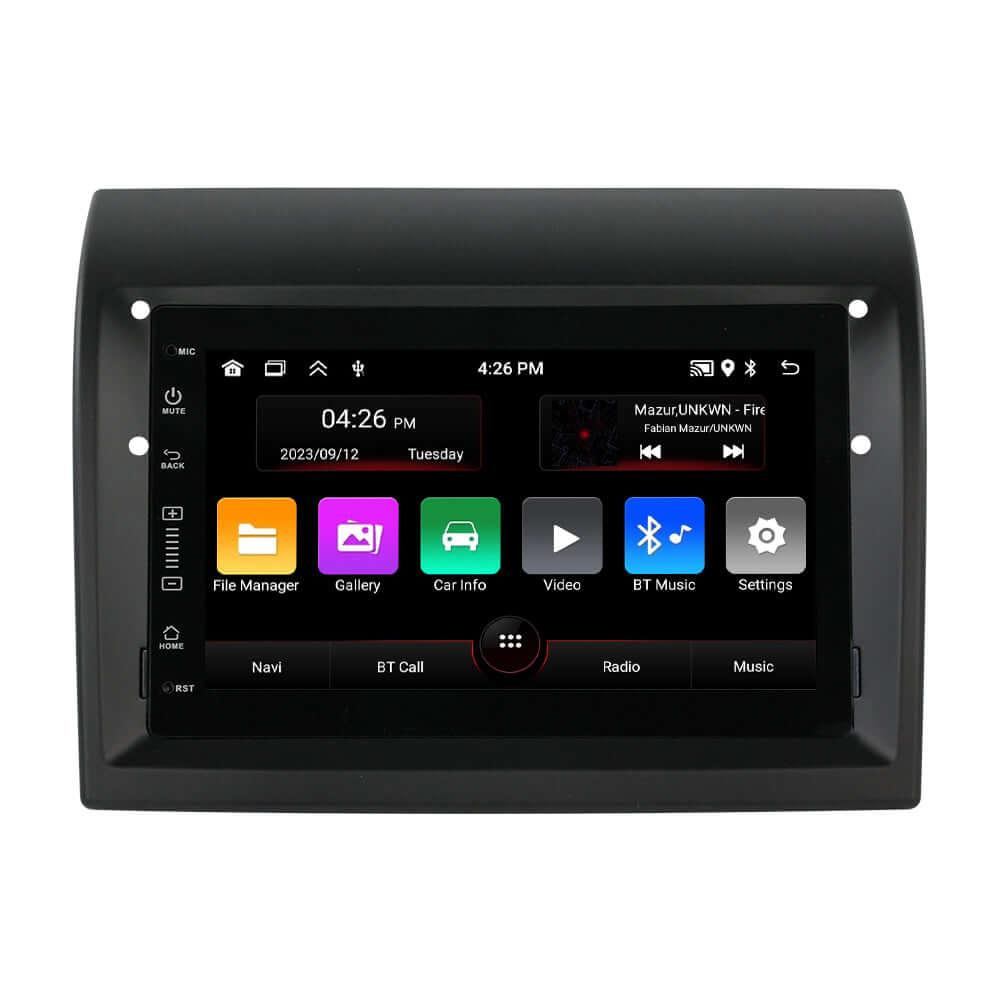 Fiat Ducato 07-15 – 7" Radio m. Apple CarPlay og Android Auto med moderne funktioner