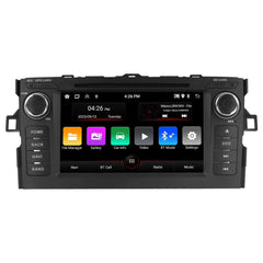 Toyota Corolla 06-12 – 7" Radio m. Apple CarPlay og Android Auto with touchscreen interface and controls