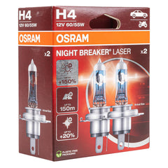 Osram H4 NIGHT BREAKER LASER Halogenlampe 12V 60/55W