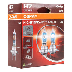 Osram H7 Halogenlampe NIGHT BREAKER LASER 12 V 55 W