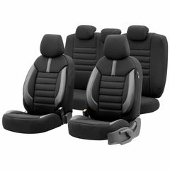 OTOM Limited bilsædebetræk i sort og grå