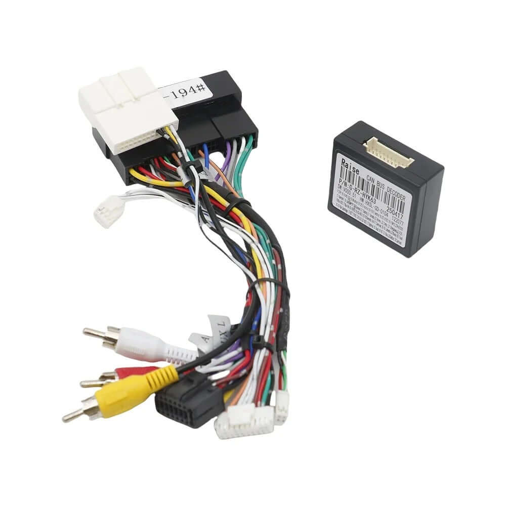 Radiokabel til Hyundai/Kia m. Canbus og org. kamera - kabler til bilmedie-radio og originalt bakkamera