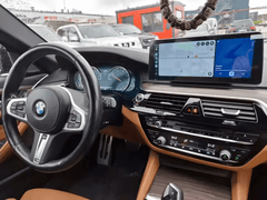 BMW 5-serie 17-23 - 12,3" Radio m. Apple CarPlay og Android Auto