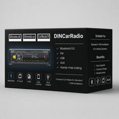 Connect 1-DIN Autoradio mit Bluetooth 5.0, FM, USB, AUX & Freisprecheinrichtung 