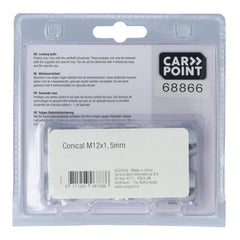 Carpoint Sicherungsradmuttern M12x1,5 F Kugelbund 