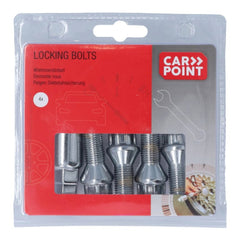 Carpoint abschließbare Radschrauben M14x1,5x26mm G Kegelbund 