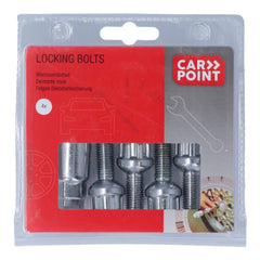 Carpoint abschließbare Radschrauben M12x1,5x26mm C-Kugelbund 