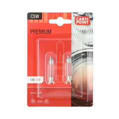 Carpoint Premium-Glühlampen fürs Auto 12V C5W 2 Stück. 