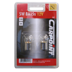 Carpoint Ersatzlampen R5W BA15s/207 im Blisterpack, 2 Stück. 