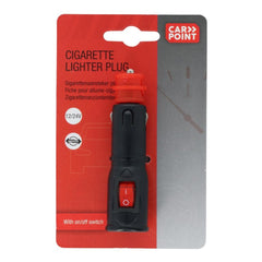 Carpoint 12/24V-Zigarettenanzünderstecker mit Ein-/Ausschalter 8A 