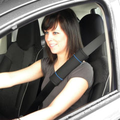 Carpoint Lenkradhülle Classic Schwarz/Blau 