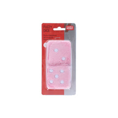 Carpoint Plüschwürfel, rosa 