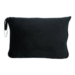Carpoint Reiseset mit Decke und Kissen, schwarz, 2-in-1 