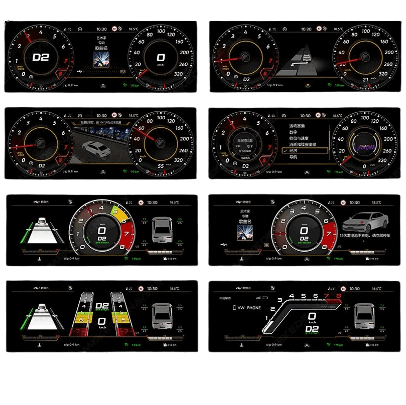 BMW 5/6-Serie 03-10 - 12,3" Digitales Kombiinstrument – Carmediaeurope.com