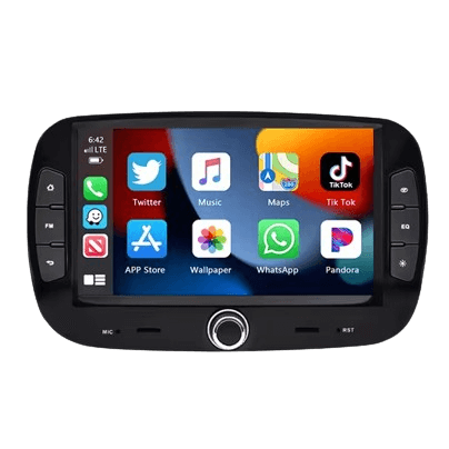 Fiat 500 16-19 - 7" Radio mit Apple CarPlay und Android Auto – Carmediaeurope.com
