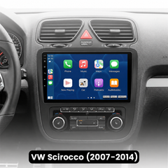 VW Scirocco 08–13 – 9-Zoll-Radio mit Apple CarPlay und Android Auto