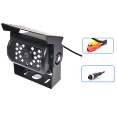 Universelle Rückfahrkamera – PAL, 1200 TV-Linien, 18 IR-LEDs mit Infrarot-LEDs und Halterung, ideal für Transporter und Busse.