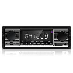 1-DIN-Autoradio mit Bluetooth, USB & Retro-Design – MP3-Player 