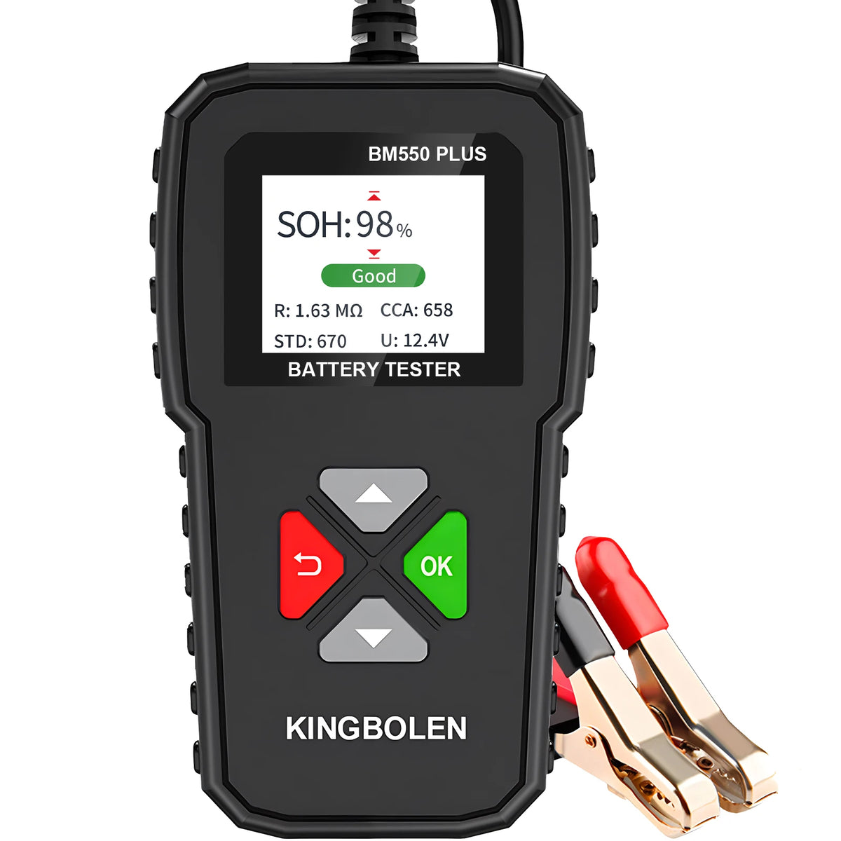 BM550 Plus Batterietester 6V/12V/24V – 100-2000 CCA 
