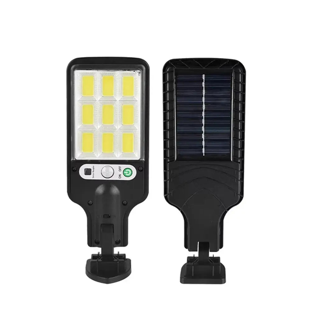 Außen Solar-LED-Wandleuchte mit Bewegungssensor & Fernbedienung 