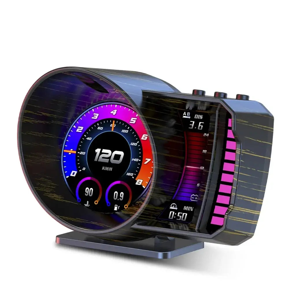 3,5" Head-Up-Display (HUD) fürs Auto – digitaler Tachometer mit OBD2 