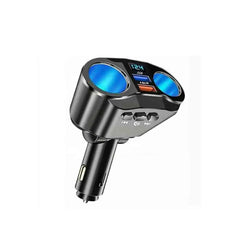 Bluetooth 5.0 FM-Transmitter fürs Auto – Freisprecheinrichtung & USB-Ladegerät mit LED-Display 