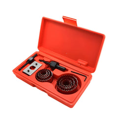 Lochsägenset 19–64 mm – 8-teilig mit Zentrierbohrer und Adapter 
