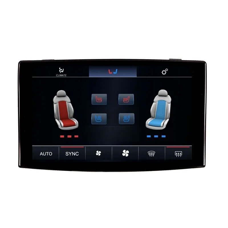 Audi A8 D3 (2005–2010) – digitales Klimabedienteil mit LCD-Display 