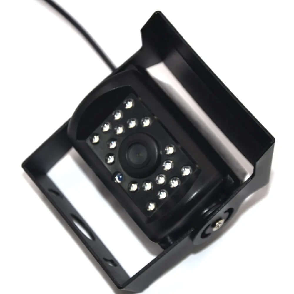 Universelle Rückfahrkamera – PAL, 1200 TV-Linien, 18 IR-LEDs mit hochwertigem Design und Infrarotbeleuchtung.
