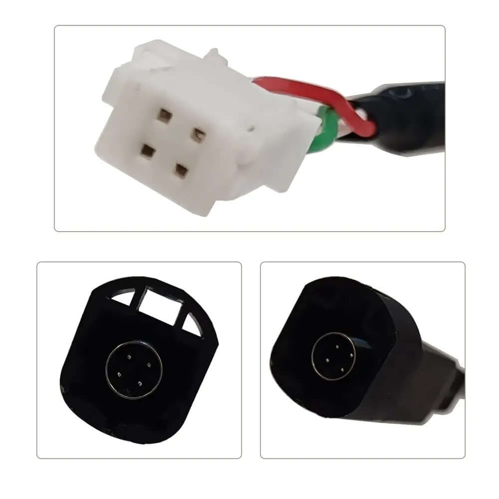 USB Adapterkabel – 4-pin stik til Volkswagen og Skoda close-up of connectors
