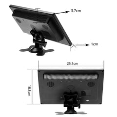 10,1" HD-LCD-Monitor – Mini-Bildschirm für Auto, TV und Computer 