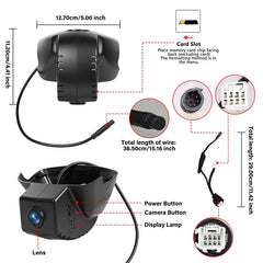 4K versteckte Dashcam für Honda Civic 2017-2020 – Plug & Play 