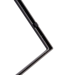 2-DIN-Einbaurahmen für Autoradio – universeller schwarzer Rahmen 188 x 166 mm 