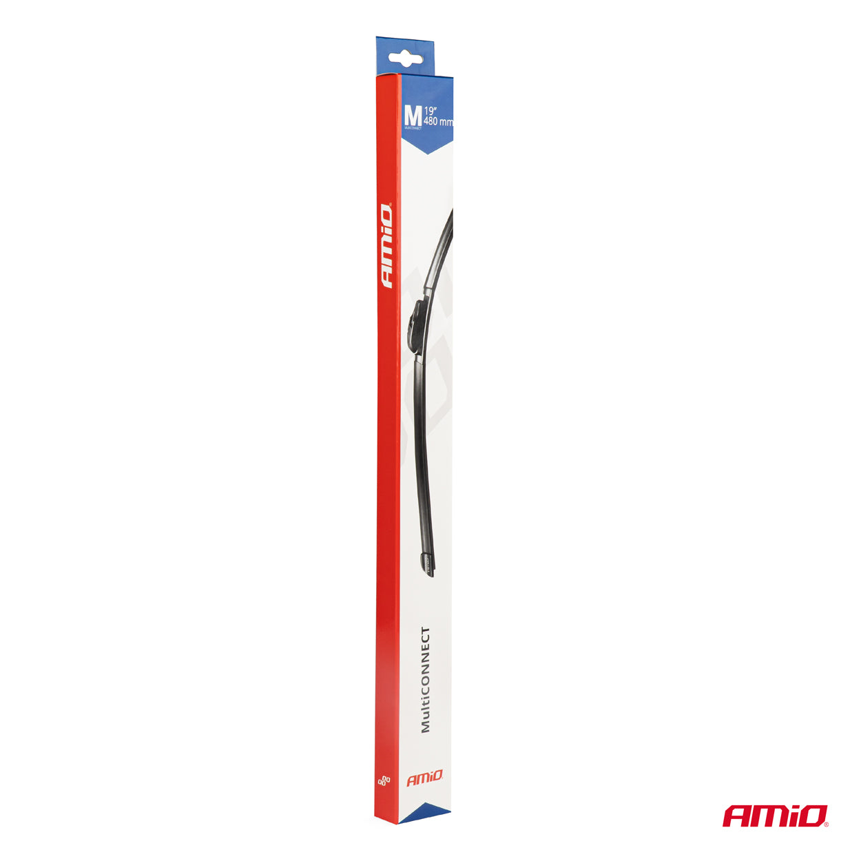 Flacher MultiConnect-Scheibenwischer 380 mm mit 12 Adaptern