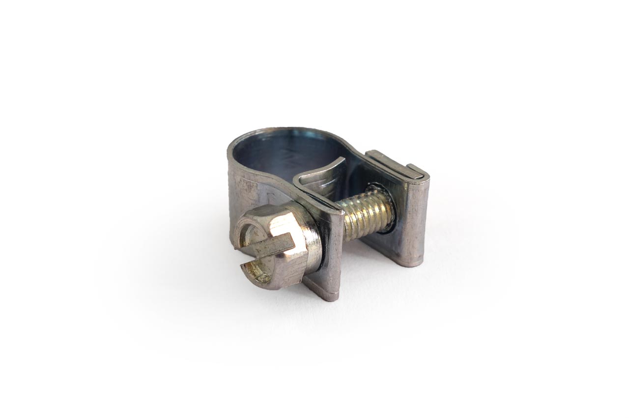 MINI CLIP slangeklemme 10-12 mm med 9 mm klemmebredde