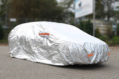 Reflektierende silberne Autoabdeckung in Größe L