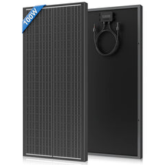 100W Solarpanel – 2 Monokristalline Solarpanels (200W Gesamt) 