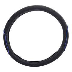 Schwarz-blauer Lenkradbezug in Größe M